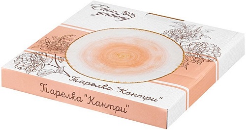 Блюдо Elan Gallery Кантри 760109 (коралловый)