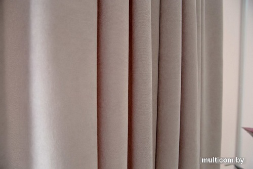 Комплект штор Decoretto Канвас базовый КСБ-K128 2.25x2.5 м (серый, 2 шт)