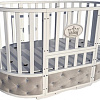 Классическая детская кроватка Антел Северянка 4 с мягкой вставкой (белый)