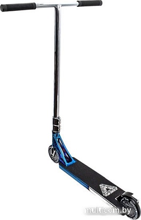 Трюковый самокат Plank Street P21-STR120NCHR (синий/хром)