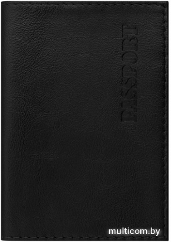 Обложка для паспорта BRAUBERG Passport 237179 (черный)