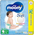 Подгузники Moony Giga M 6-11 кг (76 шт)