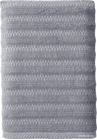 Полотенце Verossa Wave&pixels 70x140 (графит/белый)