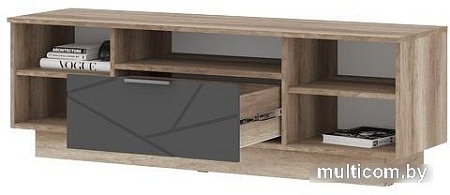 Тумба Стендмебель Даллас ТБ 04 (софт графит/дуб каньон)