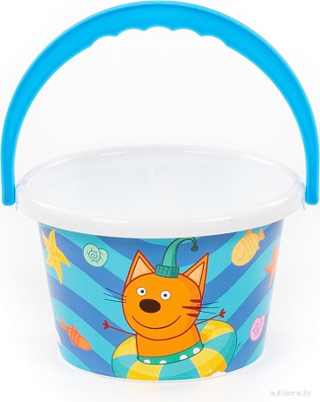 Ведерко для игры в песочнице Полесье Три Кота 81377