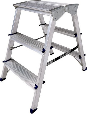 Лестница-стремянка Алюмет ADK 6203 (2x3 ступени)