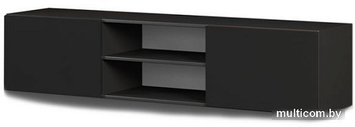 Тумба КМК Мебель 2Д Альда 0782.6 (черный глянец)
