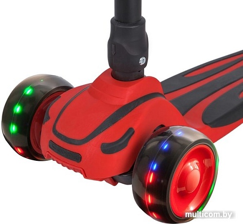 Самокат Novatrack Rainbow Car Pro 120CP.RAINBOW.RD20 (красный)