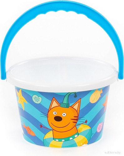 Ведерко для игры в песочнице Полесье Три Кота 81377
