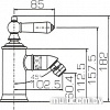 Смеситель Bravat Art F375109C