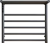 Полотенцесушитель Maxonor PL-TRE03-55-5-3 с полкой (серый, подключение слева)