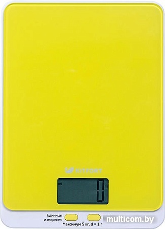 Кухонные весы Kitfort KT-803-4 (желтый)