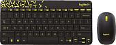 Клавиатура + мышь Logitech MK240 Nano (черный, нет кириллицы)