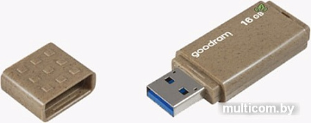 USB Flash GOODRAM UME3 Eco Friendly 16GB (коричневый)