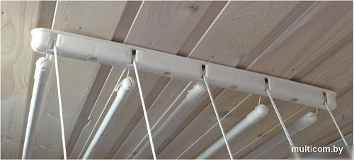 Сушилка для белья Ledeme Потолочная стальная 1.4 м (5 планок)