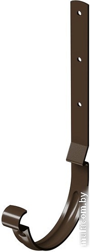 Кровля Docke Stal Premium Карнизный крюк длинный D125 (каштан 8017)