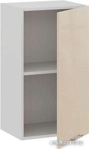 Шкаф навесной Трия Весна 1В4 (ваниль глянец)