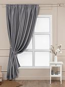 Штора Ника Зварико блэкаут 888250-04 2x2.5 м (серый)