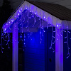 Бахрома Luazon 3x0.6 м 160 LED 3584189 (белый ПВХ провод, синий)