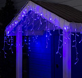 Бахрома Luazon 3x0.6 м 160 LED 3584189 (белый ПВХ провод, синий)