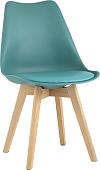 Стул Stool Group Frankfurt New Y863 (серо-зеленый/деревянные ножки)