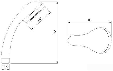 Смеситель Milardo Duplex DUPSBL2M10