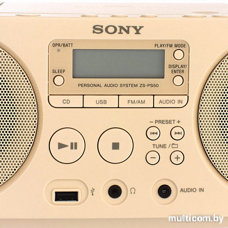 Портативная аудиосистема Sony ZS-PS50 (синий)