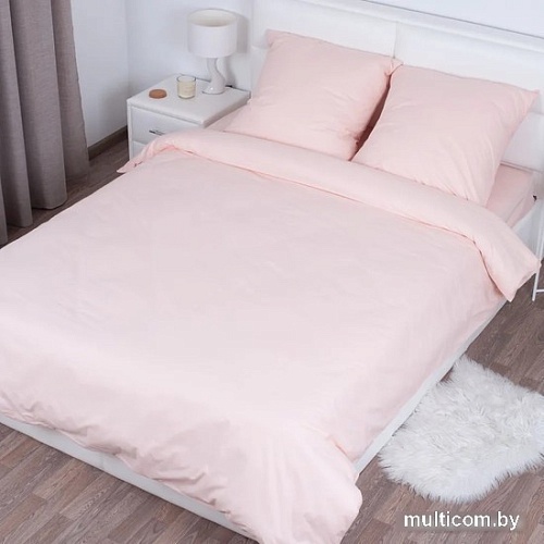 Постельное белье Миланика Персик 145x217 (поплин г/к)