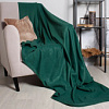 Плед Casa Conforte London Basic 130x165 6155337 (зеленый)