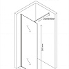 Душевая стенка Berges Wasserhaus Sky Black 800 064008