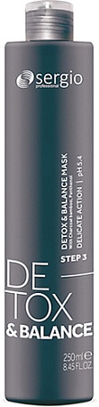 Маска Sergio Professional Detox Очищающая и Восстанавливающая 250 мл