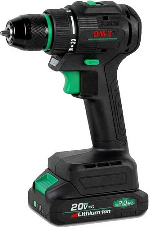 Дрель-шуруповерт DWT DWT ABSP-20 DNM-2 BMC (с 2-мя АКБ, кейс)