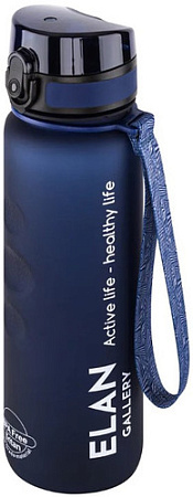 Бутылка для воды Elan Gallery Style Matte 1л 280145 (темно-синий)