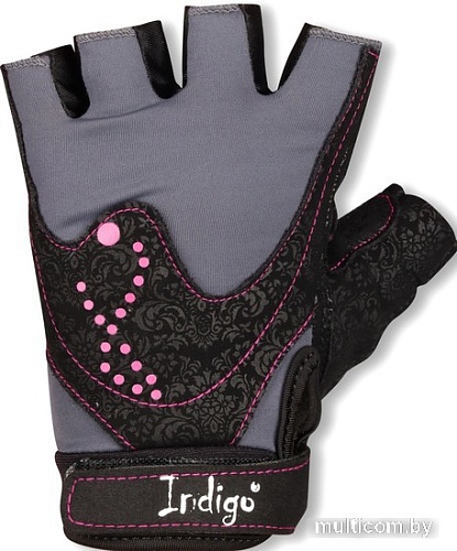 Перчатки для фитнеса Indigo SB-16-8056 (S, серый)