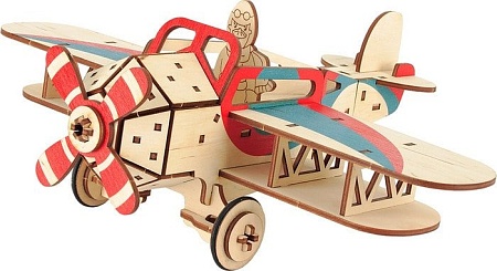 3Д-пазл Woody Самолет Крутой вираж 1607