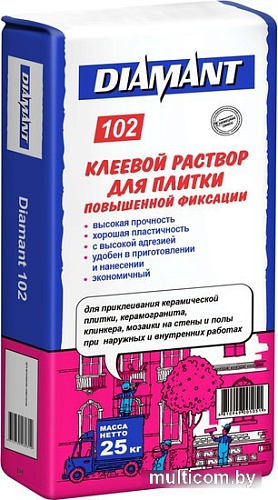 Клей для плитки Diamant 102