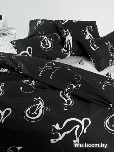 Постельное белье Ночь Нежна Багира Стандарт 70305-1+70306-1 (2-спальный, 70x70)