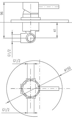Смеситель Slezak RAV Сена SE983LCMAT