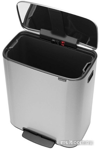 Brabantia Bo Pedal Bin 60 л (стальной матовый)