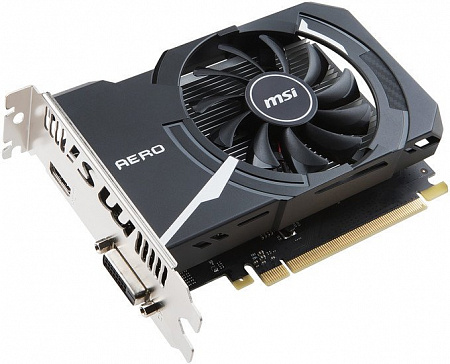 Видеокарта MSI GeForce GT 1030 Aero ITX OC 2GB GDDR5 [GT 1030 AERO ITX 2G OC]