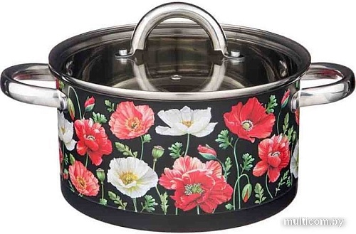 Кастрюля Agness Маки 916-307