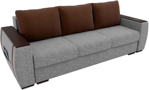 Диван Лига диванов Брион 101775 (серый/коричневый)