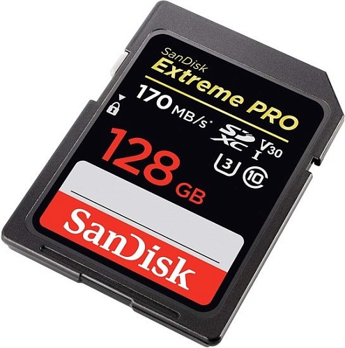 Карта памяти SanDisk Extreme PRO SDXC SDSDXXY-128G-GN4IN 128GB