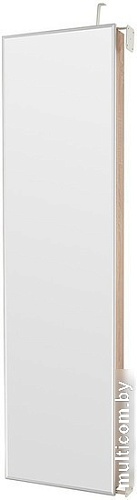 Тумба для обуви Трия Тип 16 с зеркалом (дуб сонома/белая шагрень)