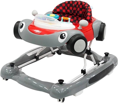 Ходунки Nuovita Corsa (серый/красный)