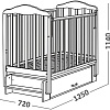 Детская кроватка СКВ-Компани Берёзка New (белый) [126001]