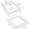 Кухонная мойка Paulmark Leer PM104249-GRM