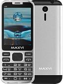 Мобильный телефон Maxvi X10 (серебристый)