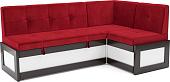 Угловой диван Мебель-АРС Нотис 211х82х135.5 см M11-28-16 (кордрой красный)