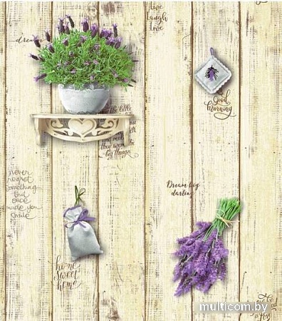 Бумажные обои Белобои Лаванда С1-МО к-1